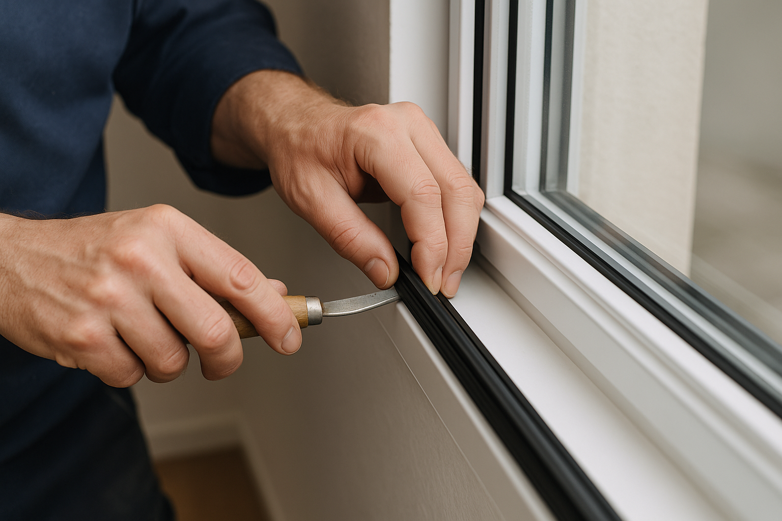 Schimmel Fenstergummi Entfernen in Schwerin — DICHTWERK Marcus Knittel